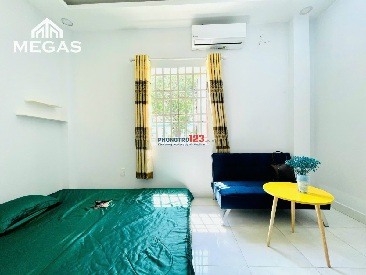 CHO THUÊ PHÒNG TRỌ-25M2-CỬA SỔ LỚN -FULL NỘI THẤT-THANG MÁY-GẦN VẠN HẠNH MALL-ĐH BÁCH KHOA, HUFLIT