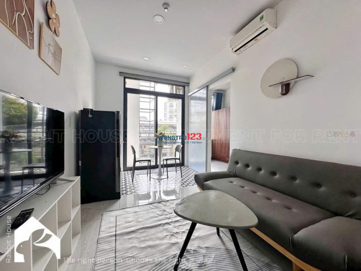 1 PHÒNG NGỦ FULL NỘI THẤT CỬA SỔ BAN CÔNG THOÁNG MÁT Ở BÌNH THẠNH GIÁP PHÚ NHUẬN, Q3- 0334998413
