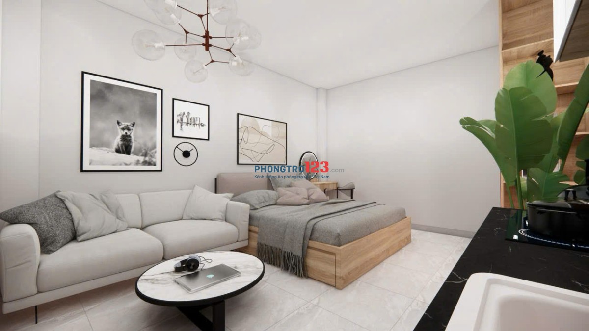 KHAI TRƯƠNG PHÒNG 30m2 FULL NỘI THẤT CỬA SỔ ĐÓN NẮNG Ở BÌNH THẠNH GẦN CHỢ BÀ CHIỂU - 0334998413