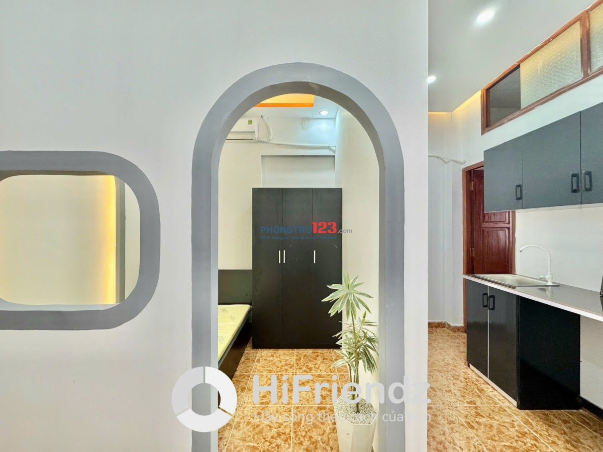 Căn hộ 1PN tách bếp – Full nội thất – Cửa sổ giếng trời – Gần Cộng Hòa & Etown