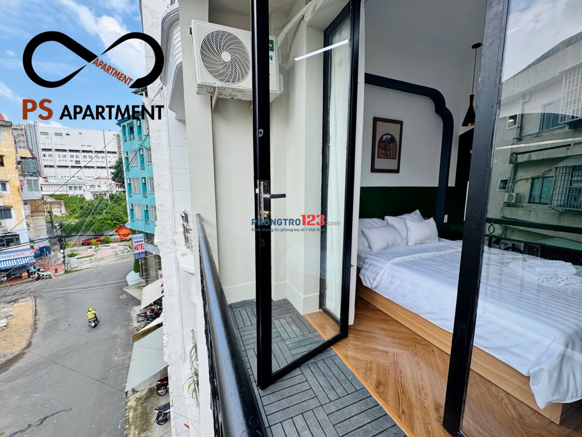 Khai trương căn hộ 1PN new 100% - balcony - cầu Thị Nghè - vòng xoay Điện Biên Phủ