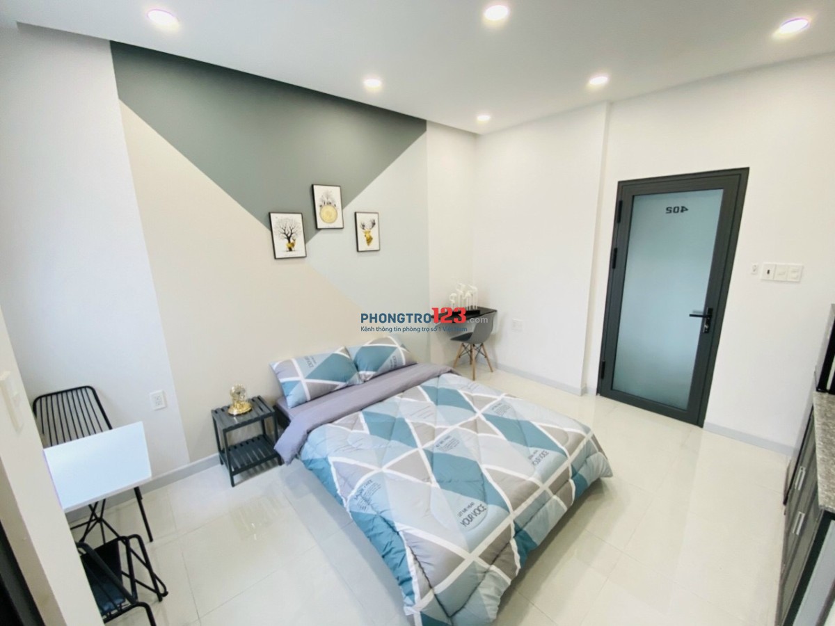 PHÒNG CHO THUÊ GẦN CV LÊ THỊ RIÊNG MỚI XÂY - FULL ĐỒ