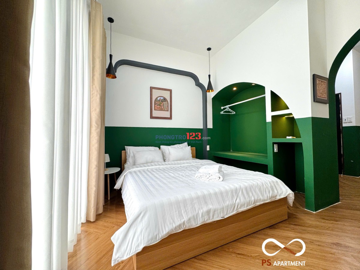 Khai trương căn hộ 1PN new 100% - balcony - cầu Thị Nghè - vòng xoay Điện Biên Phủ