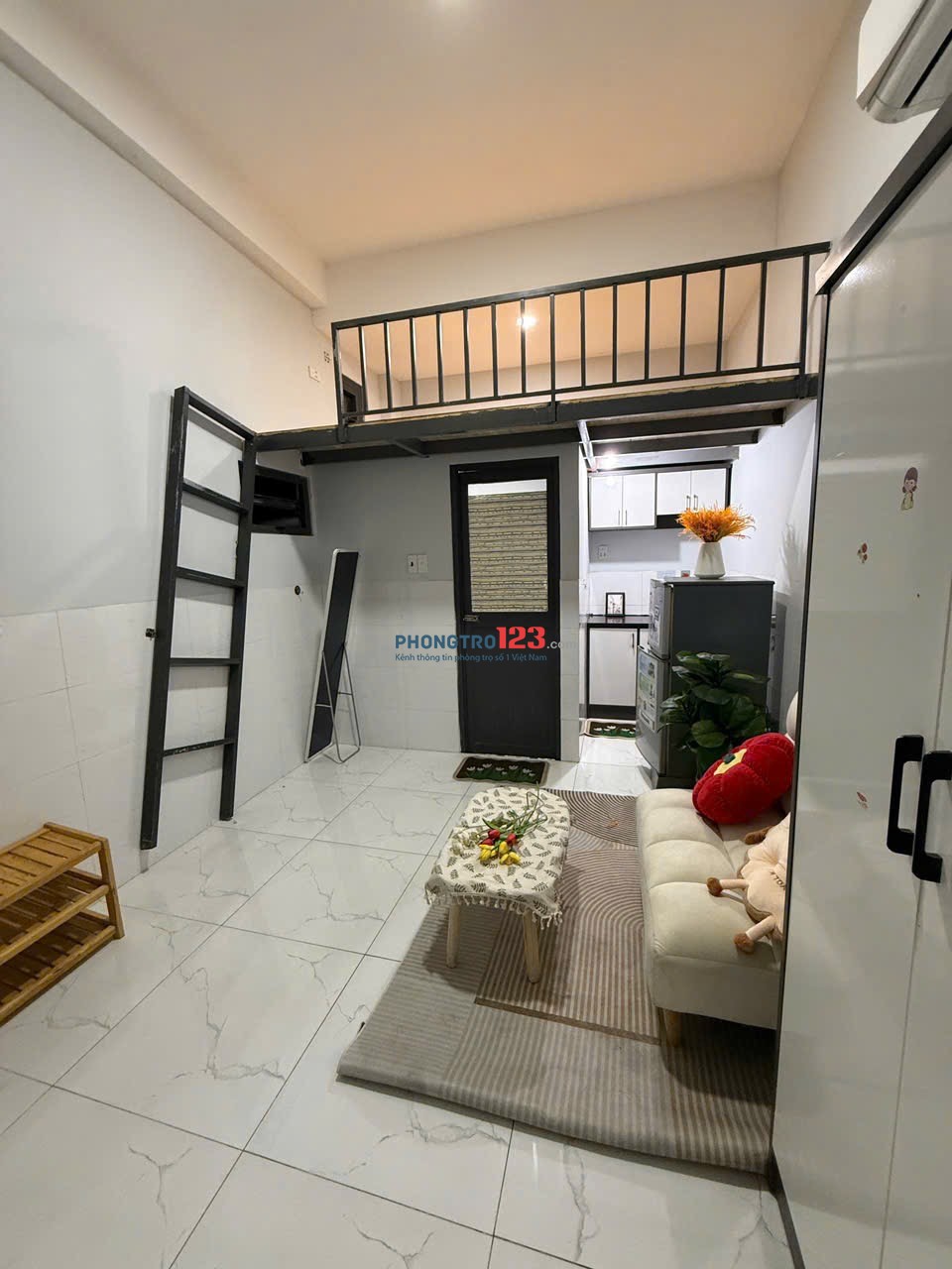 CHO THUÊ PHÒNG CÓ GÁC, DUPLEX VỪA HOÀN THIỆN TẠI TÂN PHÚ