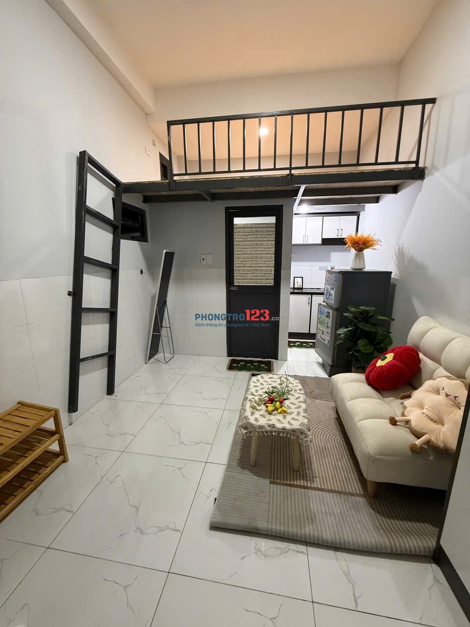 CHO THUÊ PHÒNG CÓ GÁC, DUPLEX VỪA HOÀN THIỆN TẠI TÂN PHÚ