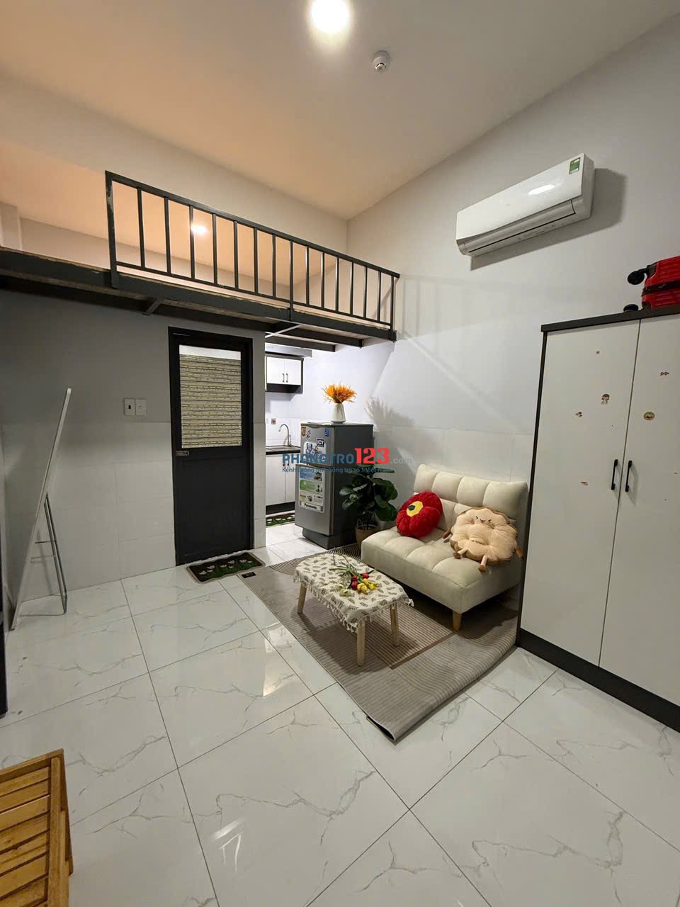 CHO THUÊ PHÒNG CÓ GÁC, DUPLEX VỪA HOÀN THIỆN TẠI TÂN PHÚ