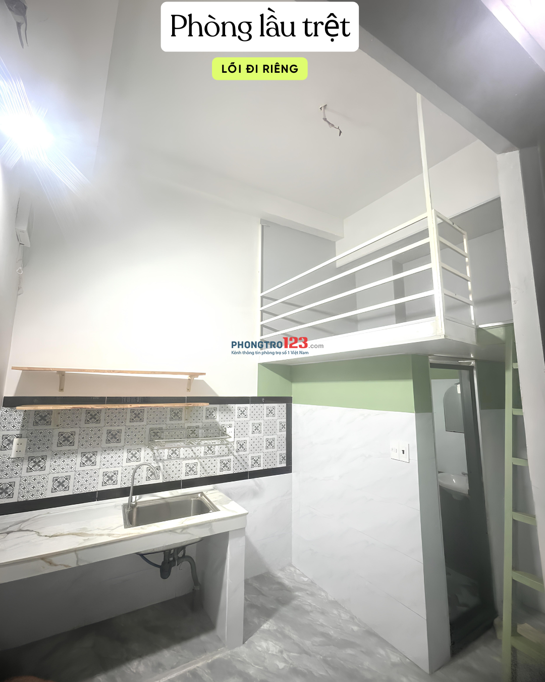 PHÒNG ĐẸP, CỬA SỔ, LẦU TRỆT SẠCH SẼ LỐI ĐI RIÊNG NGAY ĐH CÔNG NGHIỆP CS2 7P ĐI XE