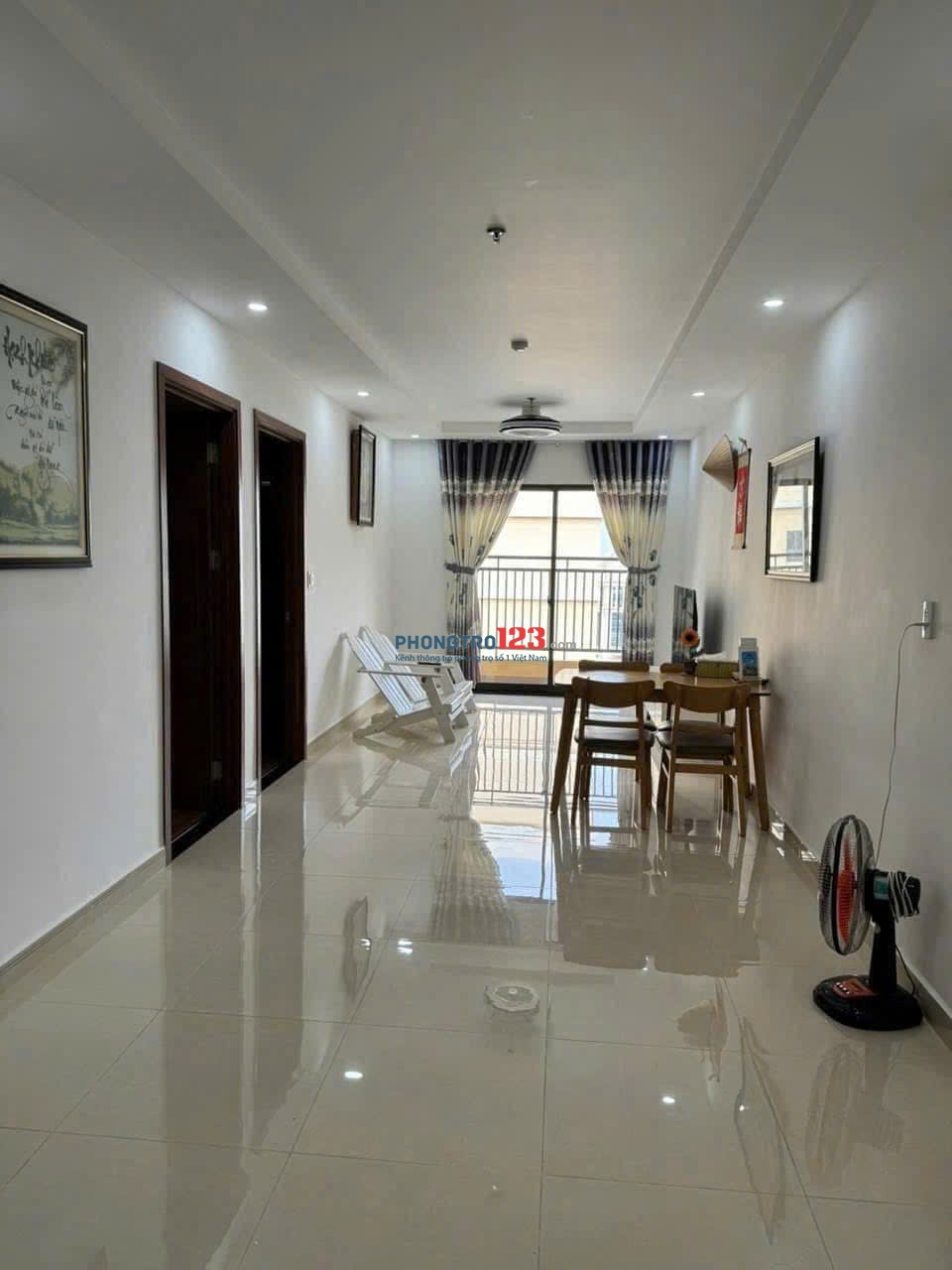 Chung cư Bàu Cát, P10, Tân Bình: 69m2, 2p ngủ, 1wc, 7tr/th, Nội thất đủ