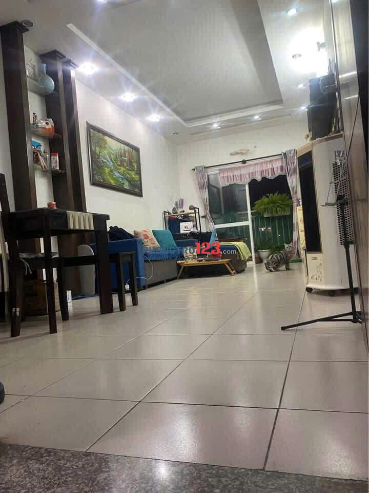 Căn hộ 80m2, 2p ngủ, 2wc,Full Nt, C/c Bàu Cát, p10, TB, 8tr/th.