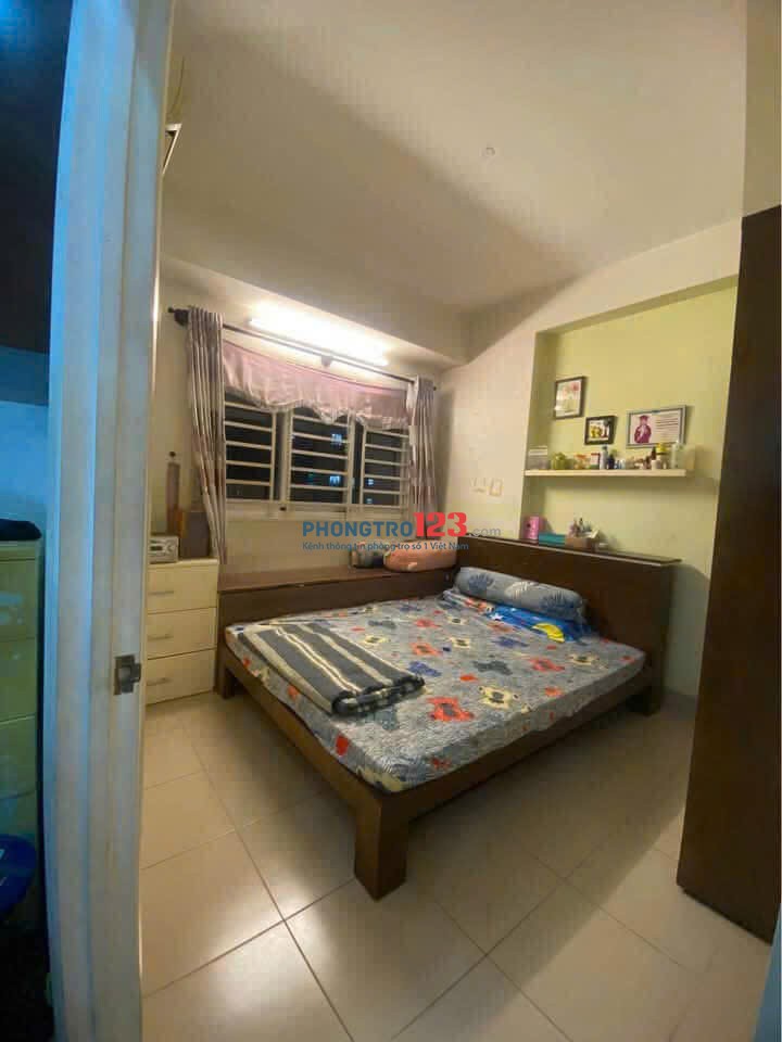 Căn hộ 80m2, 2p ngủ, 2wc,Full Nt, C/c Bàu Cát, p10, TB, 8tr/th.