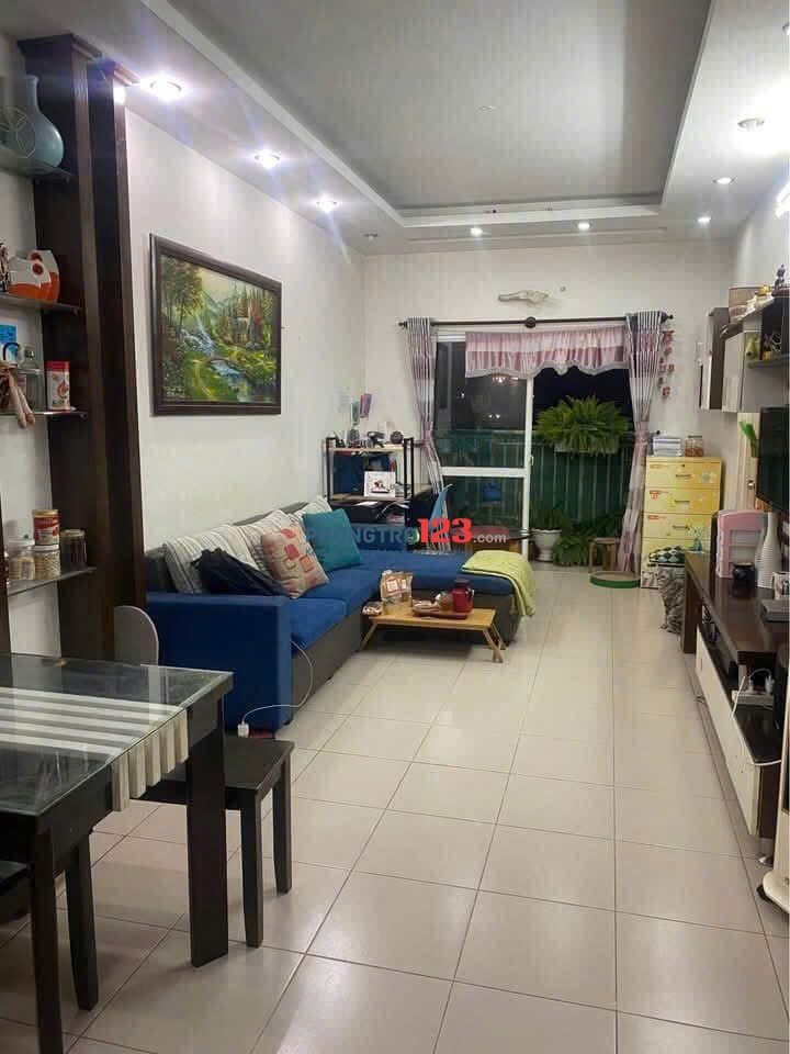 Căn hộ 80m2, 2p ngủ, 2wc,Full Nt, C/c Bàu Cát, p10, TB, 8tr/th.