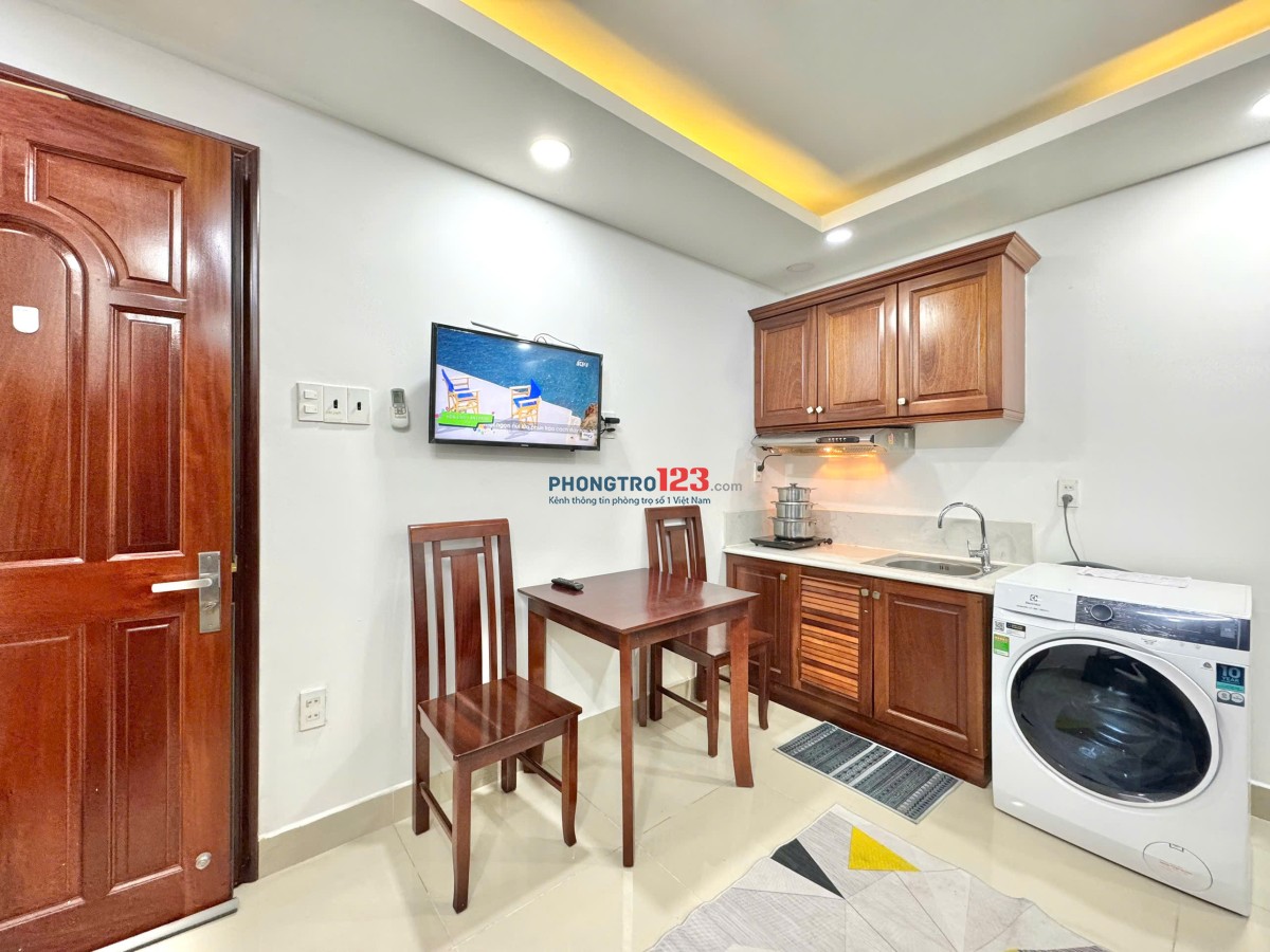 CĂN HỘ CAO CẤP 30m2 FULL NỘI THẤT, CÁCH MẠNG THÁNG 8, GẦN CV LÊ THỊ RIÊNG