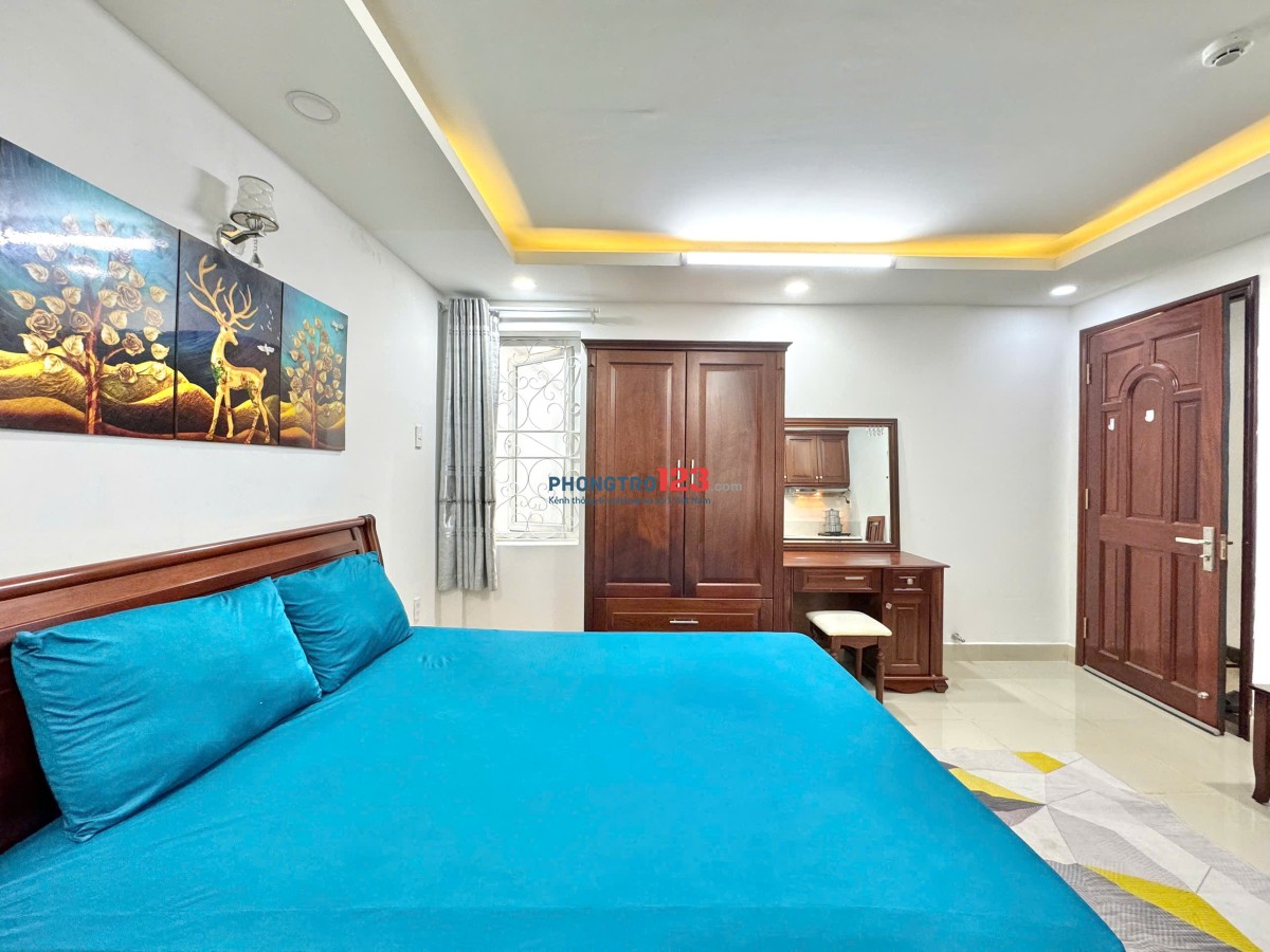 CĂN HỘ CAO CẤP 30m2 FULL NỘI THẤT, CÁCH MẠNG THÁNG 8, GẦN CV LÊ THỊ RIÊNG