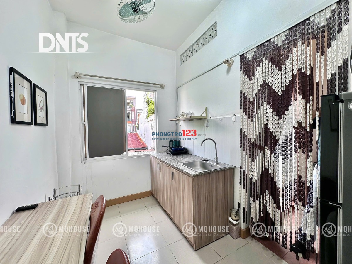 Cho thuê CHDV Full Nội Thất Hẻm XH Trần Quang Diệu, gần Trung Tâm 45m2 Giá 8.5tr
