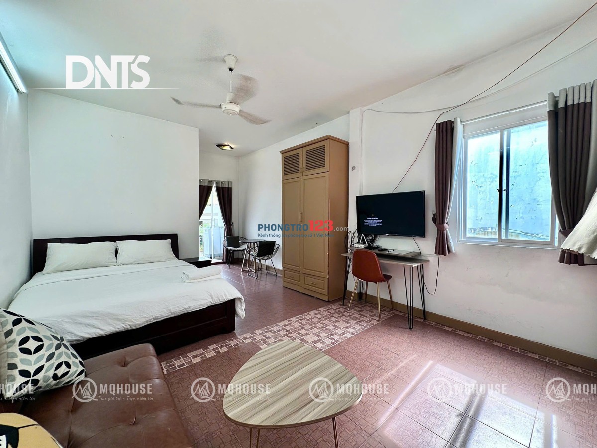 Cho thuê CHDV Full Nội Thất Hẻm XH Trần Quang Diệu, gần Trung Tâm 45m2 Giá 8.5tr