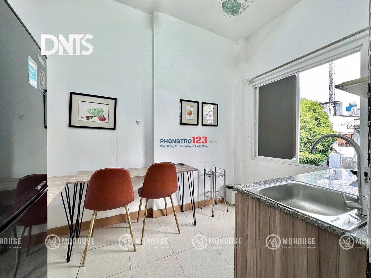 Cho thuê CHDV Full Nội Thất Hẻm XH Trần Quang Diệu, gần Trung Tâm 45m2 Giá 8.5tr