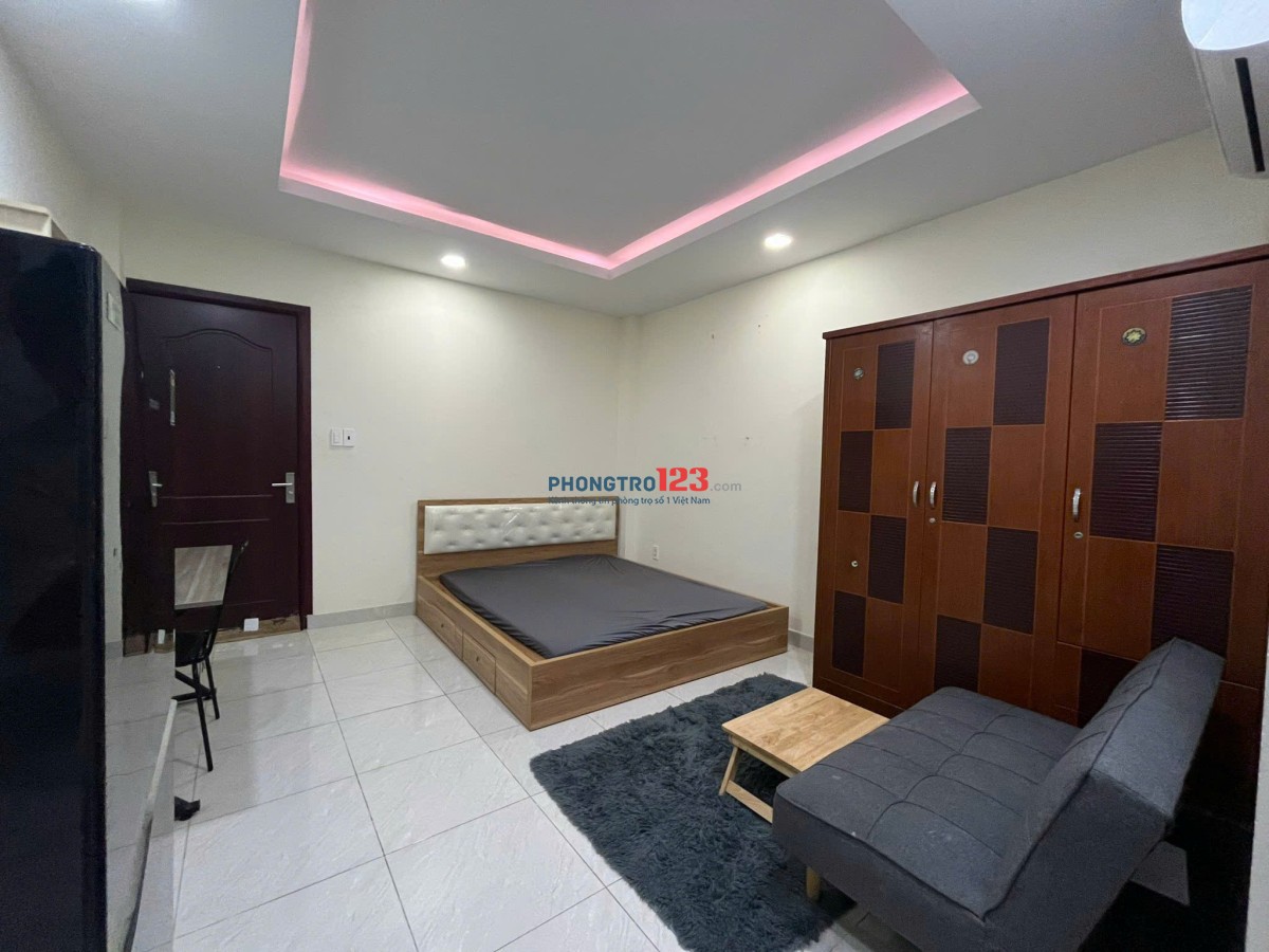 CHO THUÊ PHÒNG FULL NỘI THẤT CÓ CỬA SỔ GIÁ HẠT DẺ TẠI TRUNG TÂM BÌNH THẠNH