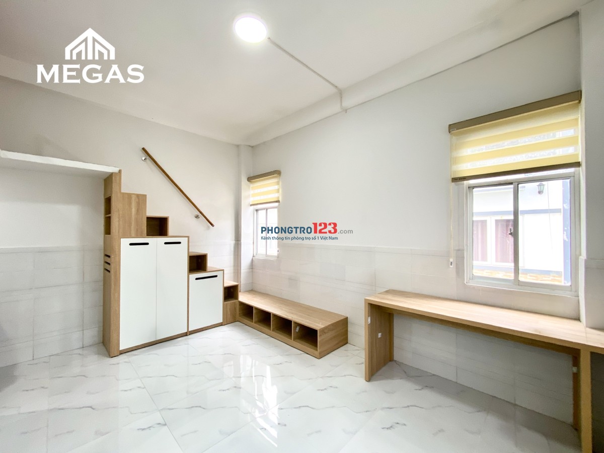 Cho thuê phòng gác cao, thoáng, đầy đủ nội thất, gần mai chí thọ giá từ 3x - 4x - 5x cực mềm
