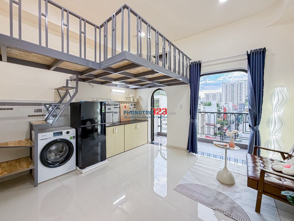 Mới duplex gác cao bancol gần ĐH Marketing, KCX Tân Thuận, gần KDC Nam Long Quận 7