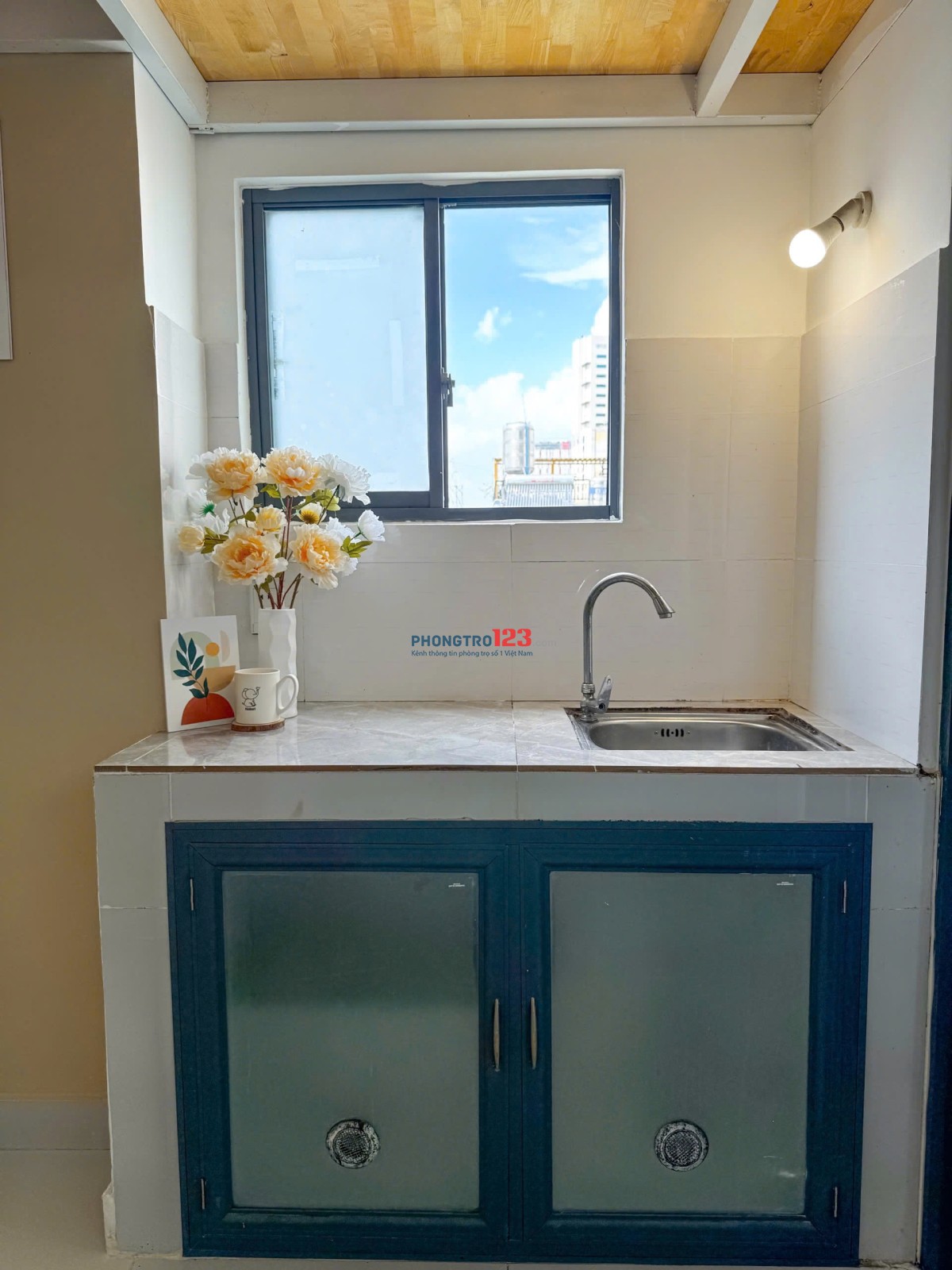 Cho Thuê Phòng Có Gác-Full nội thất ngay Điện Biên Phủ gần Q1, Ngã Tư Hàng Xanh, UEF, HIU