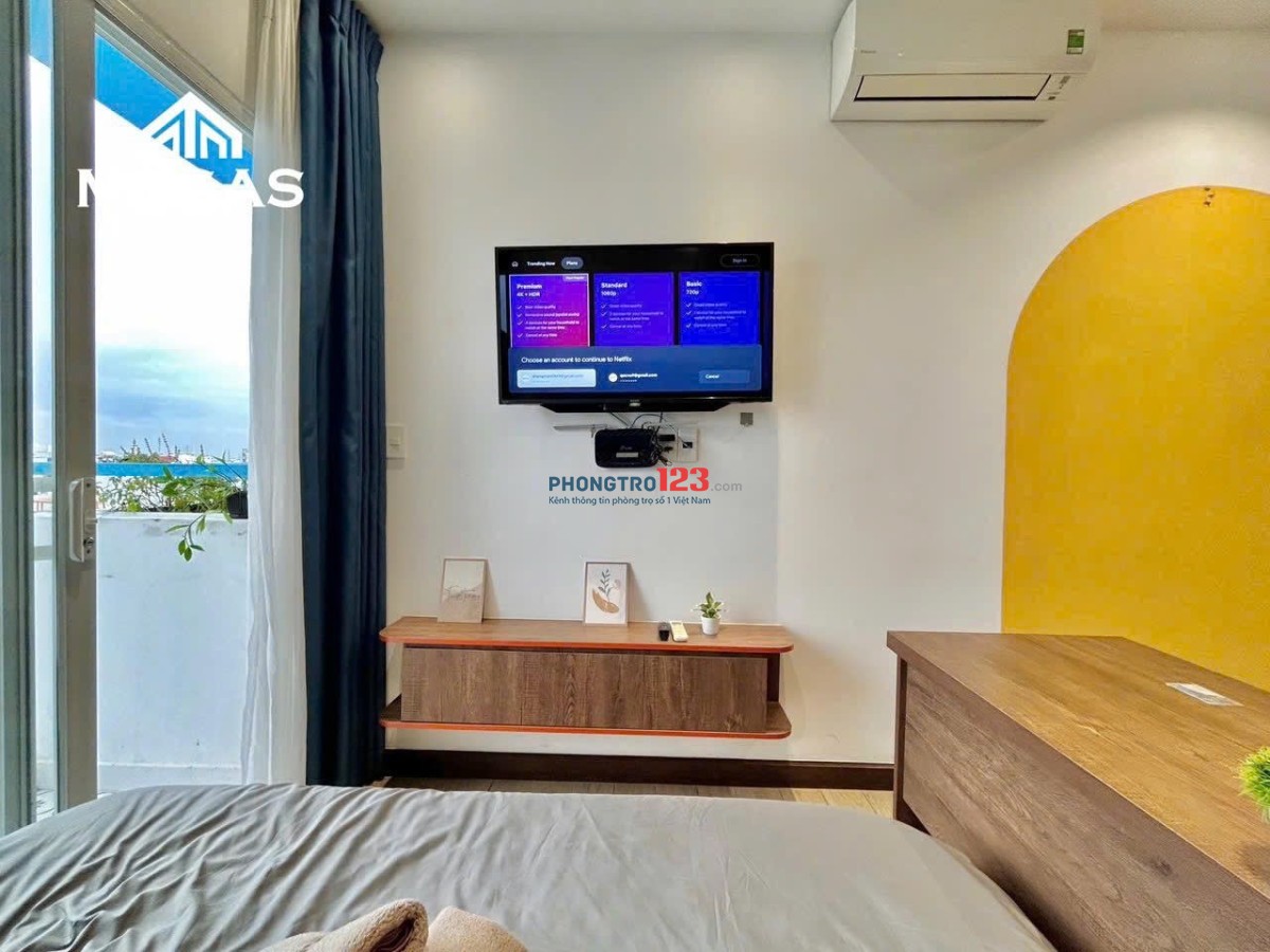Cho thuê phòng đẹp full nội thất, có thang máy - gần mai chí thọ giá cực rẻ