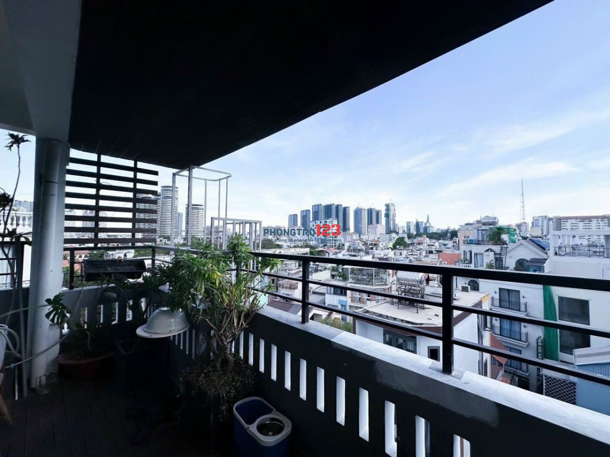 CĂN HỘ 1PN - FULL NỘI THẤT, BANCONG - Q7 - GẦN LOTTE, CRESENT MALL, Q4, CẦU KÊNH TẺ