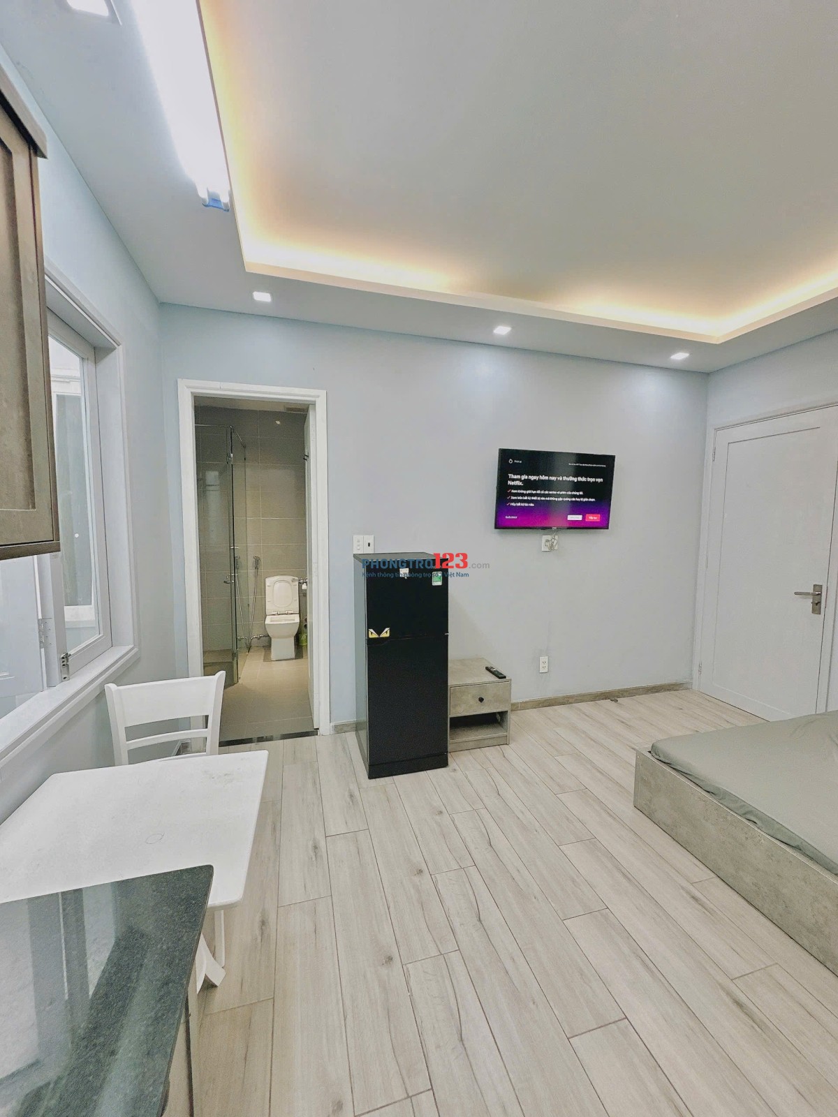 CHO THUÊ PHÒNG TRỌ MỚI, ĐẸP, ĐỦ NỘI THẤT Ở TRẦN NHẬT DUẬT Q1 GẦN CV LÊ VĂN TÁM, CHỢ TÂN ĐỊNH