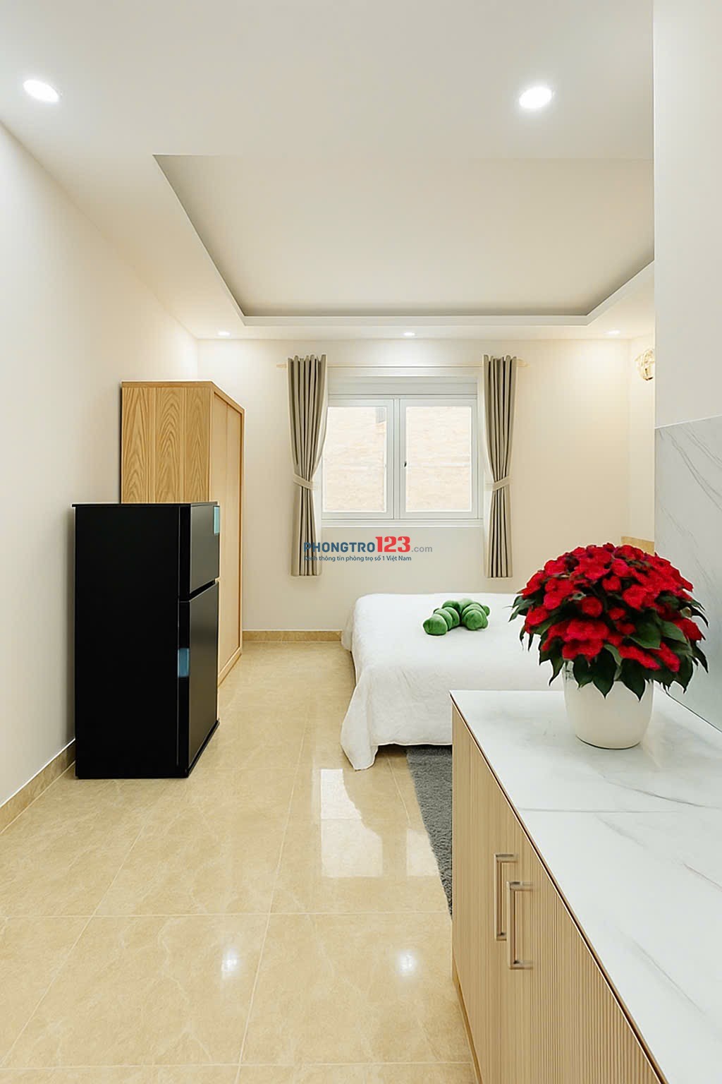 STUDIO CỬA SỔ TRỜI FULL NỘI THẤT GẦN ĐH VĂN LANG BÌNH THẠNH
