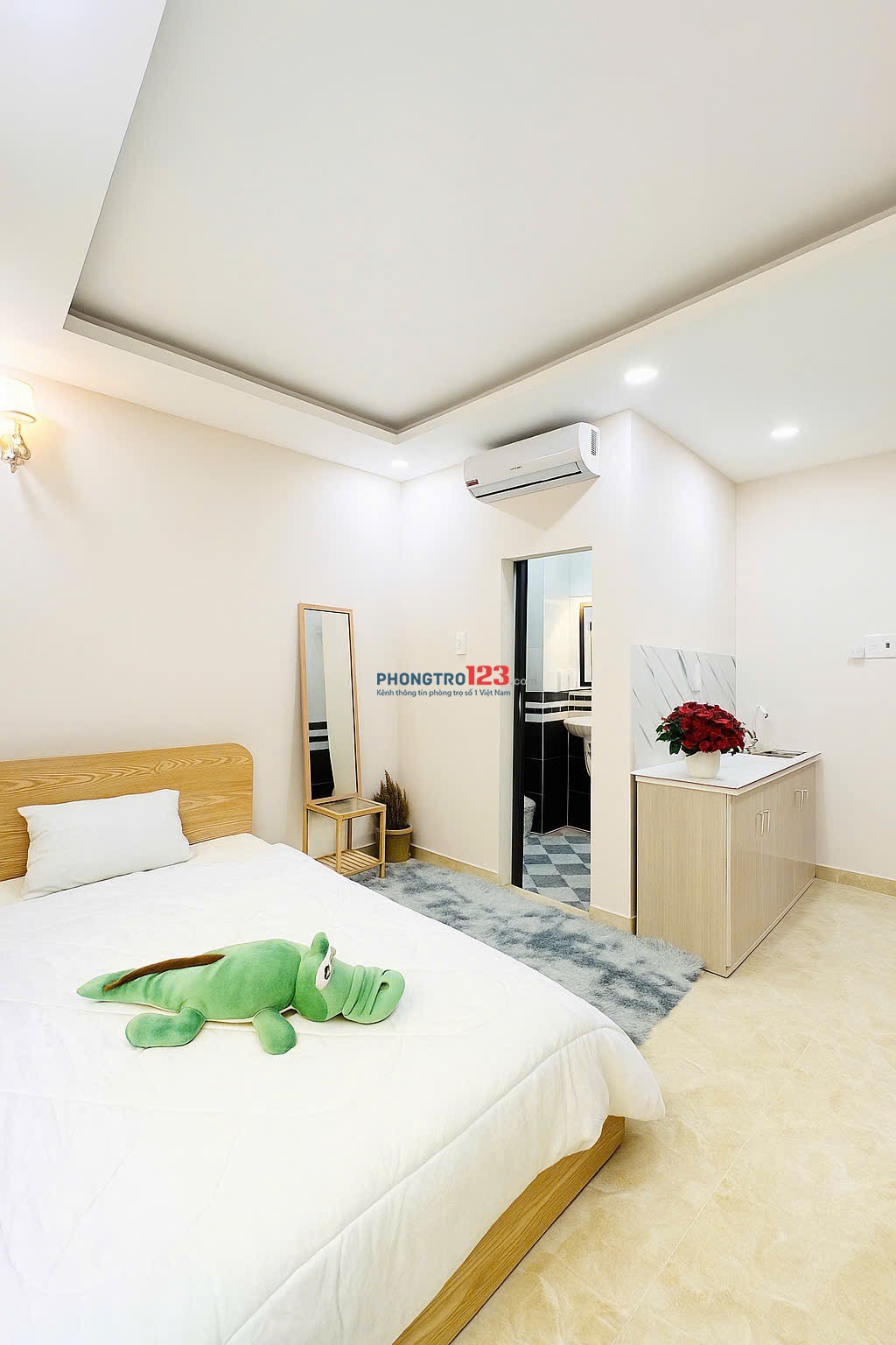 STUDIO CỬA SỔ TRỜI FULL NỘI THẤT GẦN ĐH VĂN LANG BÌNH THẠNH