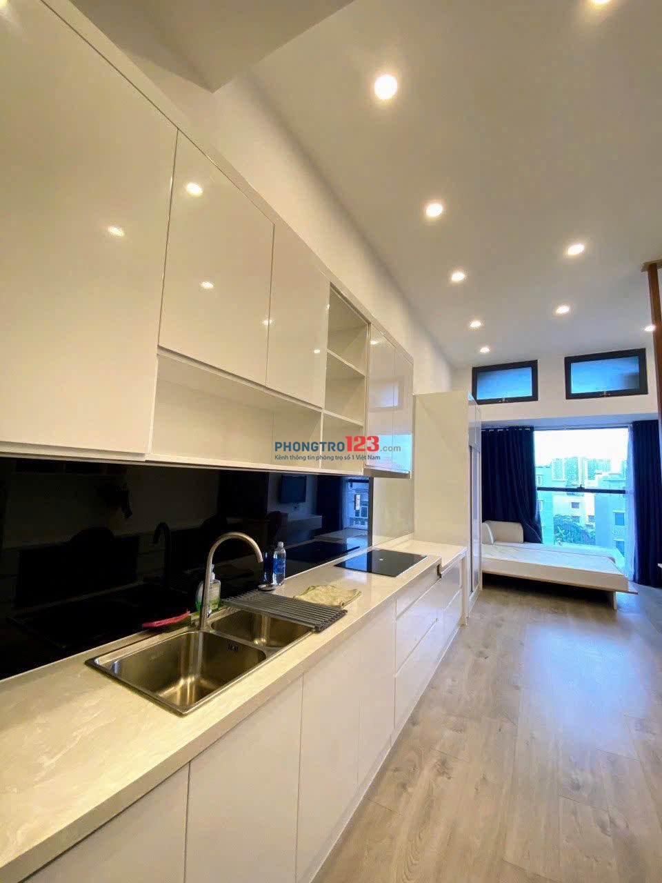 Cần cho thuê CHDV full NT 32m2 1PN tại SAV6 The Sun Avenue Mai Chí Thọ Q2, 10.5 triệu/tháng