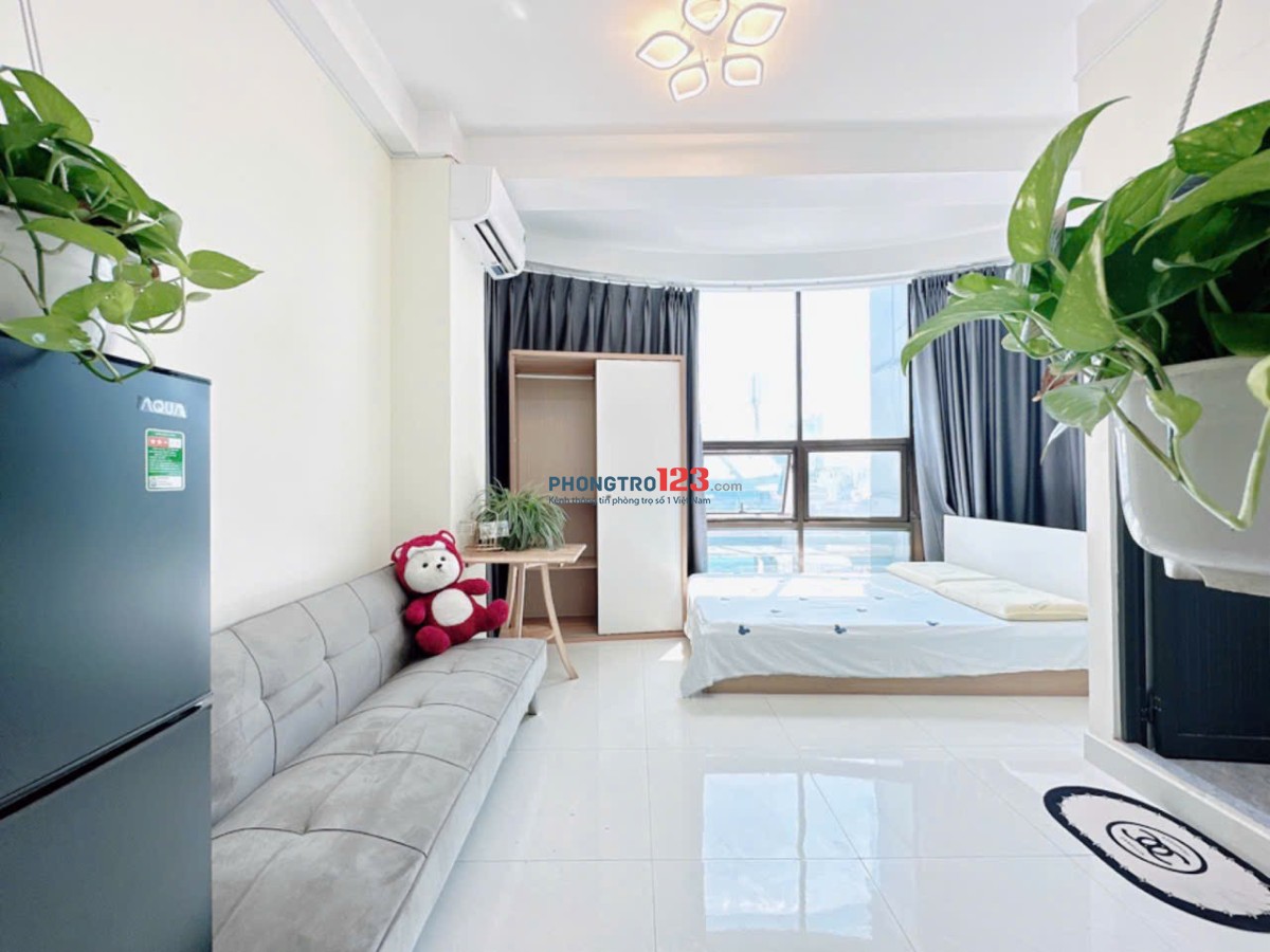 CHO THUÊ PHÒNG FULL NỘI THẤT 35m2 CỬA SỔ SÁNG THOÁNG Ở BÌNH THẠNH GIÁP Q3,Q1 - LH: 0334998413