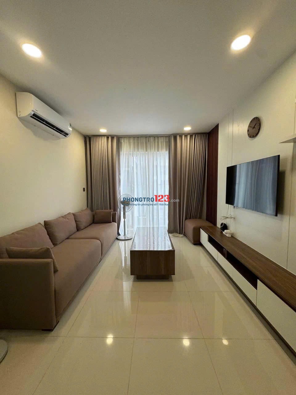 C/c Central Garden,Cô Giang, Q1:căn 2p ngủ, NTCC,14tr/th