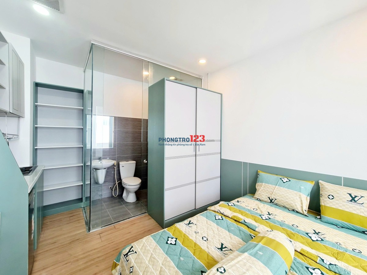 CHO THUÊ PHÒNG STUDIO FULL NỘI THẤT — Gần Cầu Thủ Thiêm — Ngô Tất Tố, giáp Q1 — Lh 0366197406