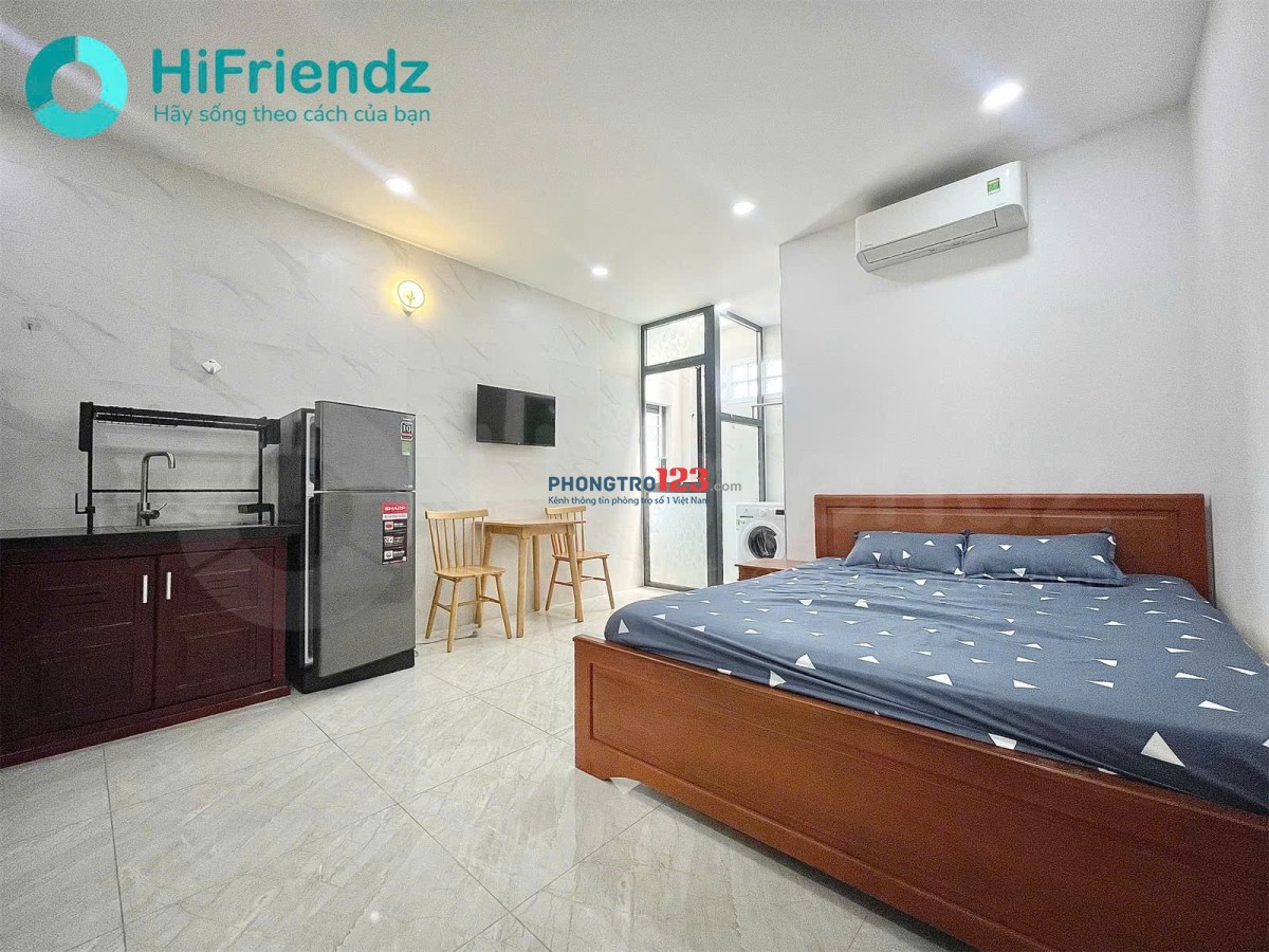CĂN HỘ STUDIO FULL NỘI THẤT — MÁY GIẶT RIÊNG — Gần Lê Quang Định, ĐH Văn Lang cs2️Nơ Trang Long