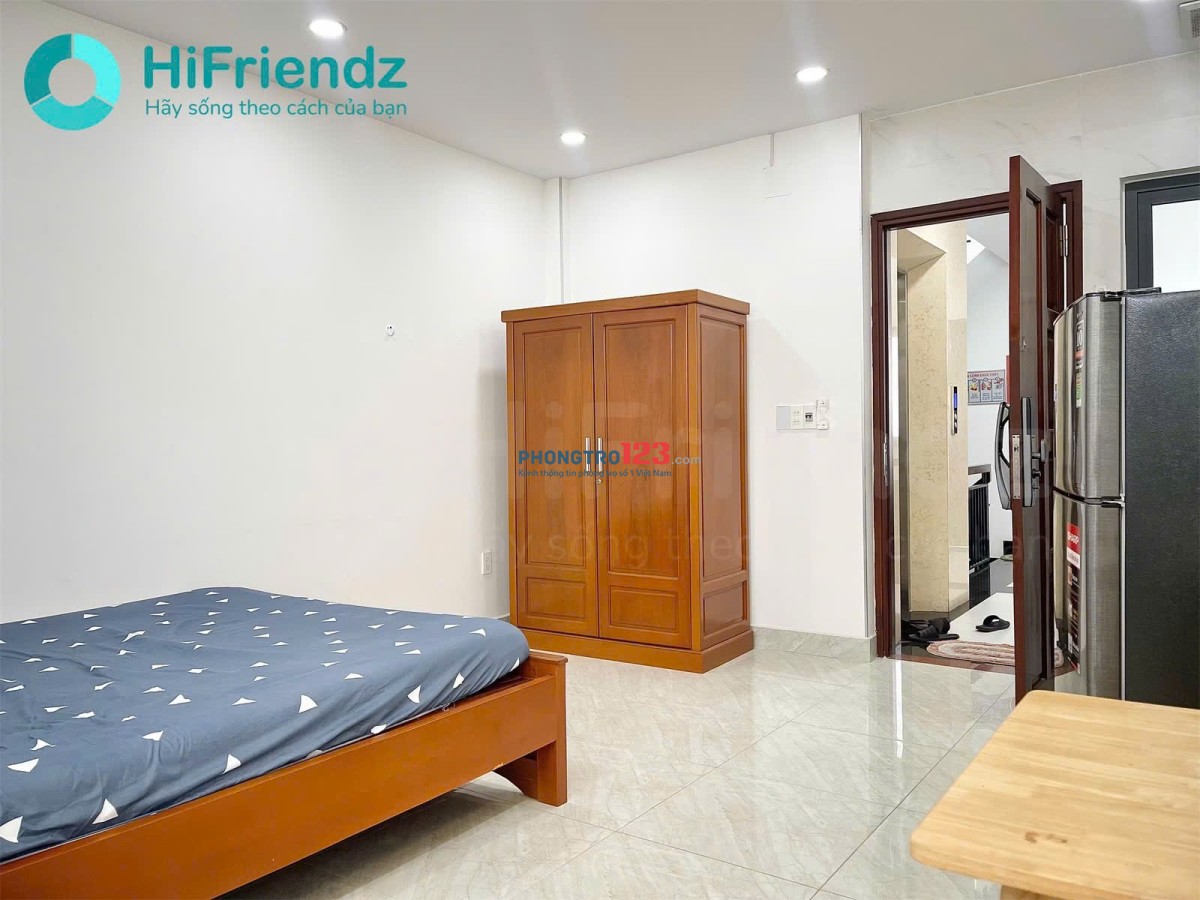CĂN HỘ STUDIO FULL NỘI THẤT — MÁY GIẶT RIÊNG — Gần Lê Quang Định, ĐH Văn Lang cs2️Nơ Trang Long