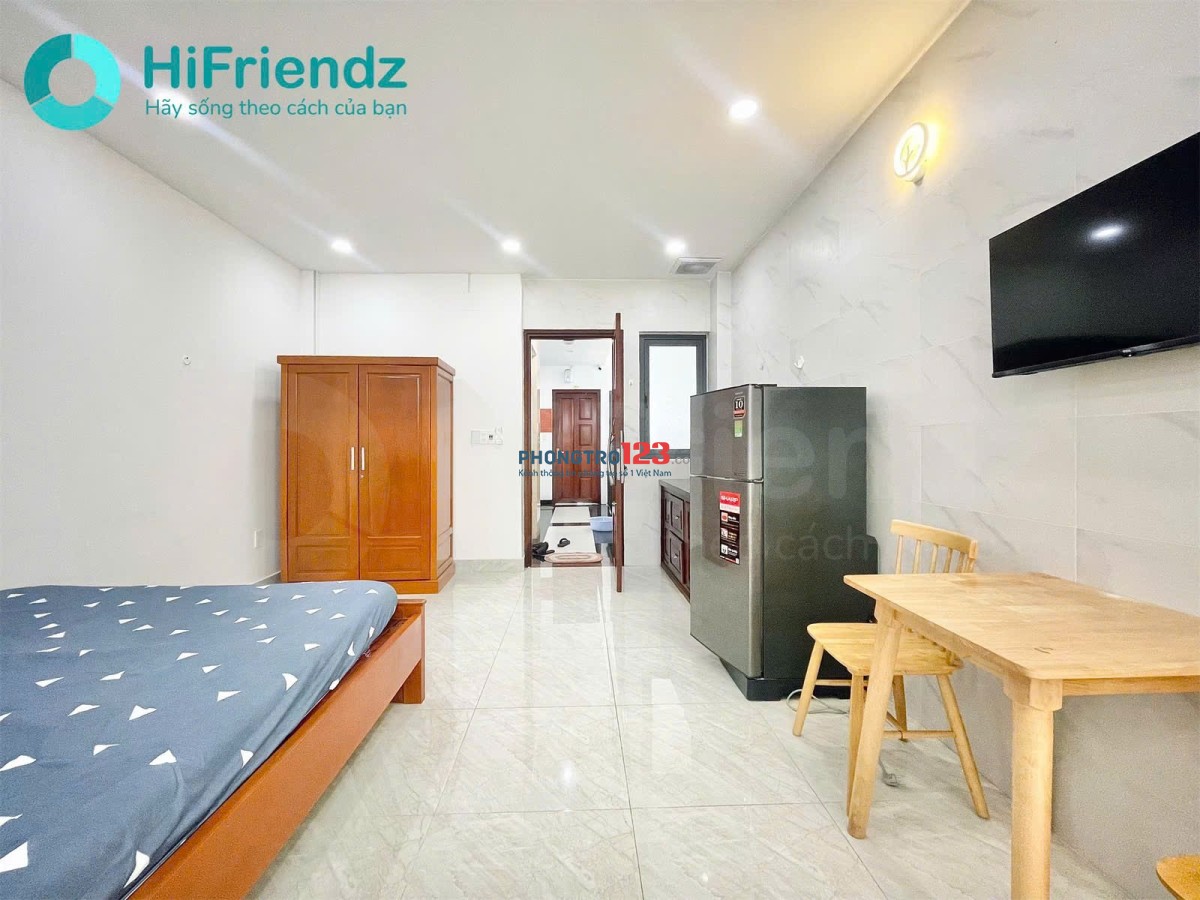 CĂN HỘ STUDIO FULL NỘI THẤT — MÁY GIẶT RIÊNG — Gần Lê Quang Định, ĐH Văn Lang cs2️Nơ Trang Long