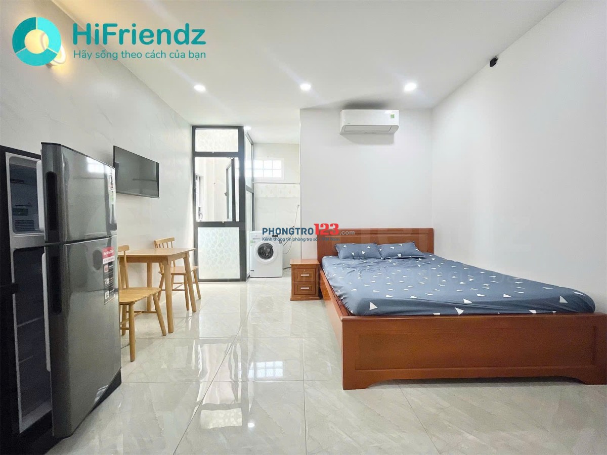 CĂN HỘ STUDIO FULL NỘI THẤT — MÁY GIẶT RIÊNG — Gần Lê Quang Định, ĐH Văn Lang cs2️Nơ Trang Long