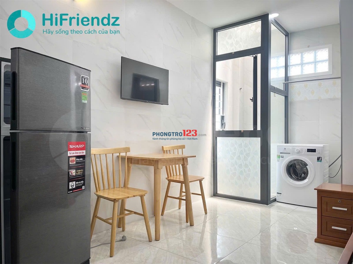 CĂN HỘ STUDIO FULL NỘI THẤT — MÁY GIẶT RIÊNG — Gần Lê Quang Định, ĐH Văn Lang cs2️Nơ Trang Long