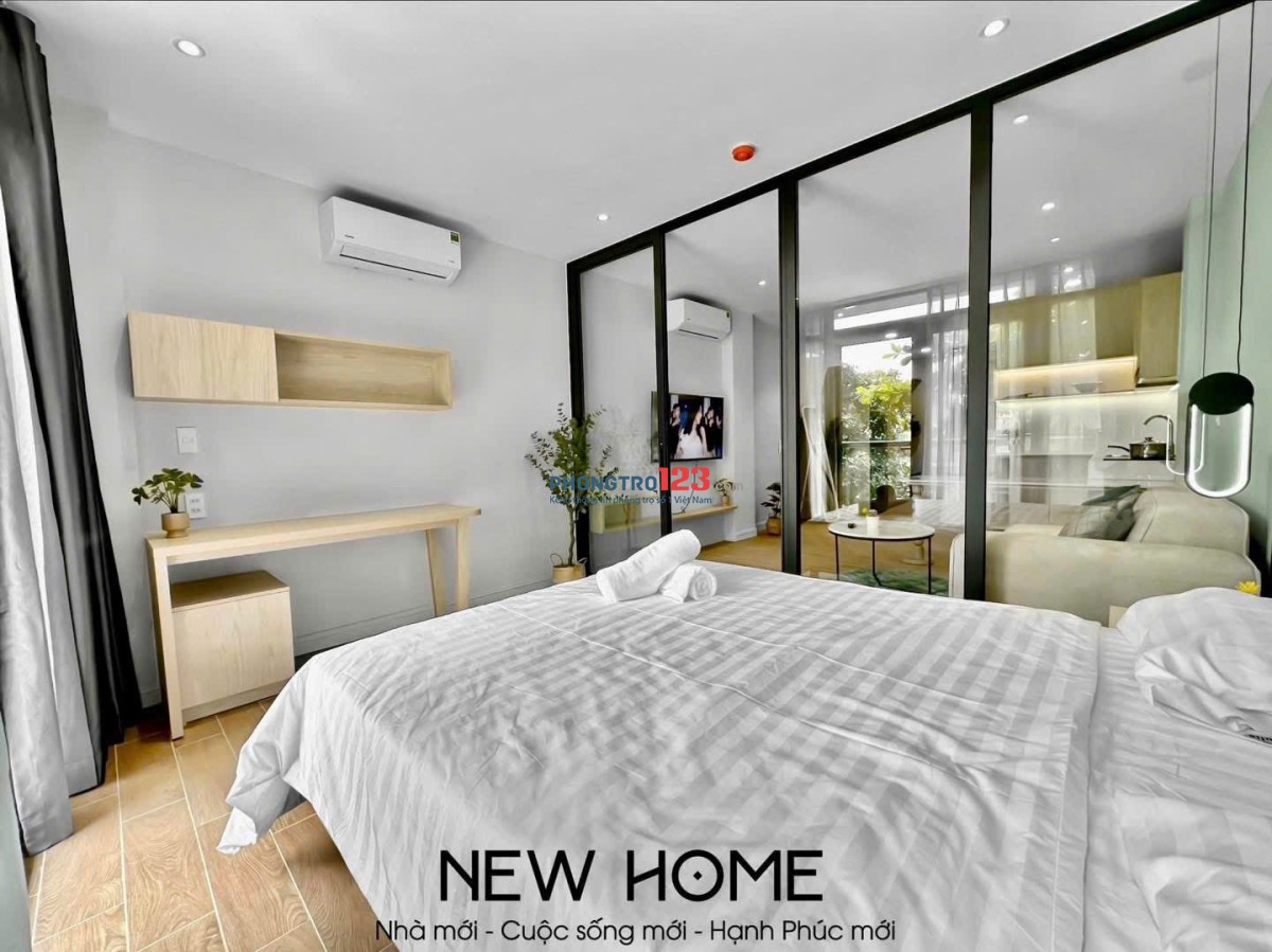 Cho Thuê Căn Hộ 1 Phòng Ngủ – Ban Công Nhiều Cây Xanh – Full Nội Thất Cao Cấp – Cộng Hòa
