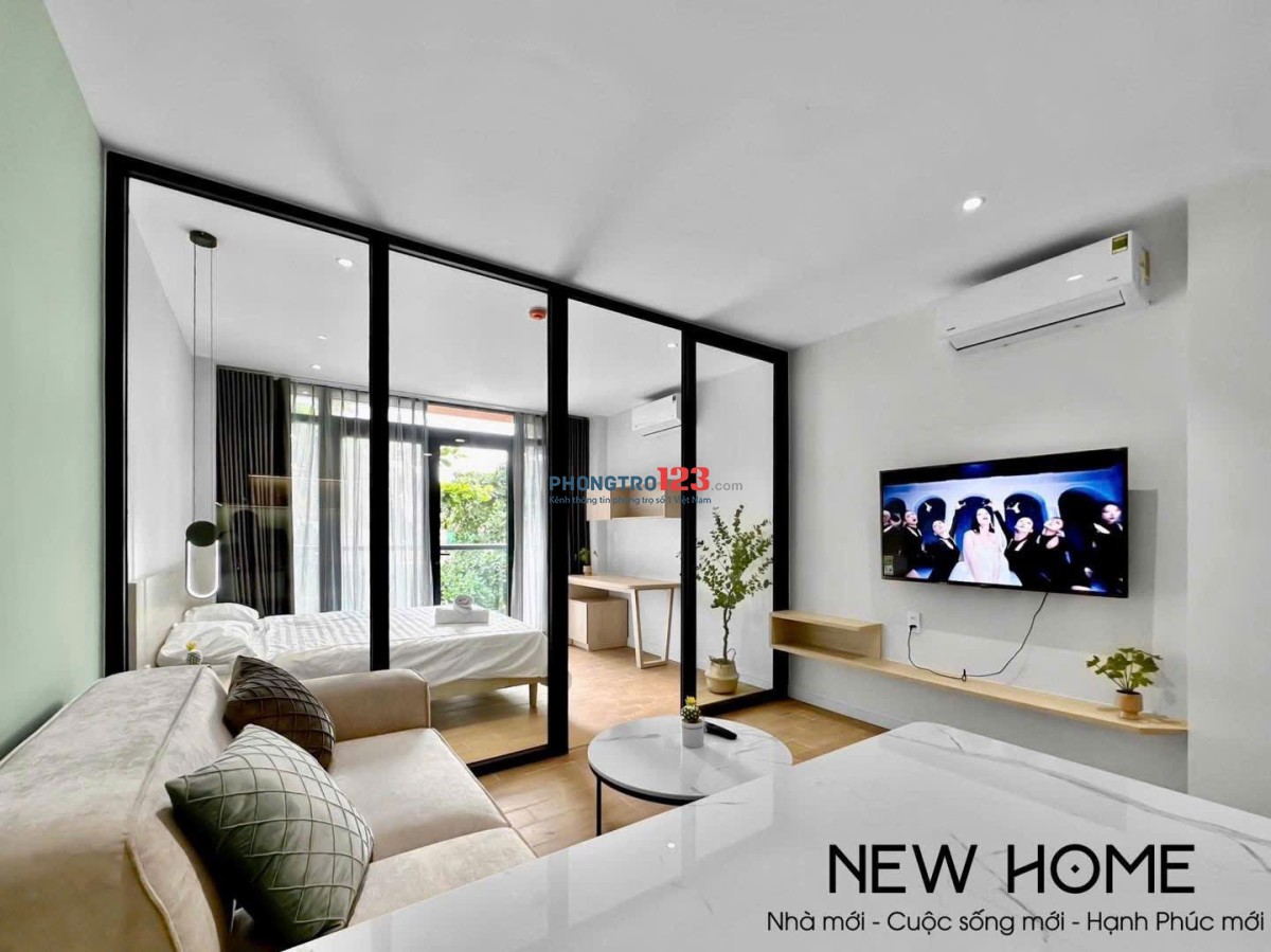 Cho Thuê Căn Hộ 1 Phòng Ngủ – Ban Công Nhiều Cây Xanh – Full Nội Thất Cao Cấp – Cộng Hòa