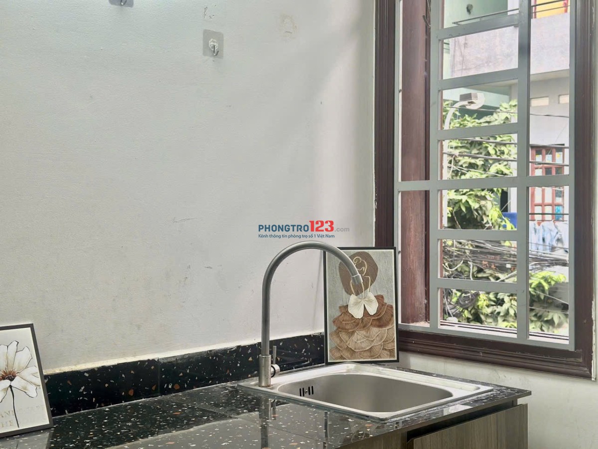 PHÒNG CÓ GÁC – CỬA SỔ THOÁNG MÁT – FULL NỘI THẤT Ở PHAN VĂN SỬU, P.13, GẦN ETWON , SÂN BAY