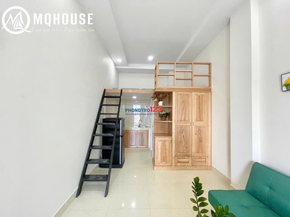 PHÒNG GÁC 30M2, CỬA SỔ LỚN ĐÓN GIÓ MẶT TIỀN HUỲNH TẤN PHÁT - Ở 3NG3XE - TOÀ NHÀ LỚN ĐẸP NHẤT QUẬN 7