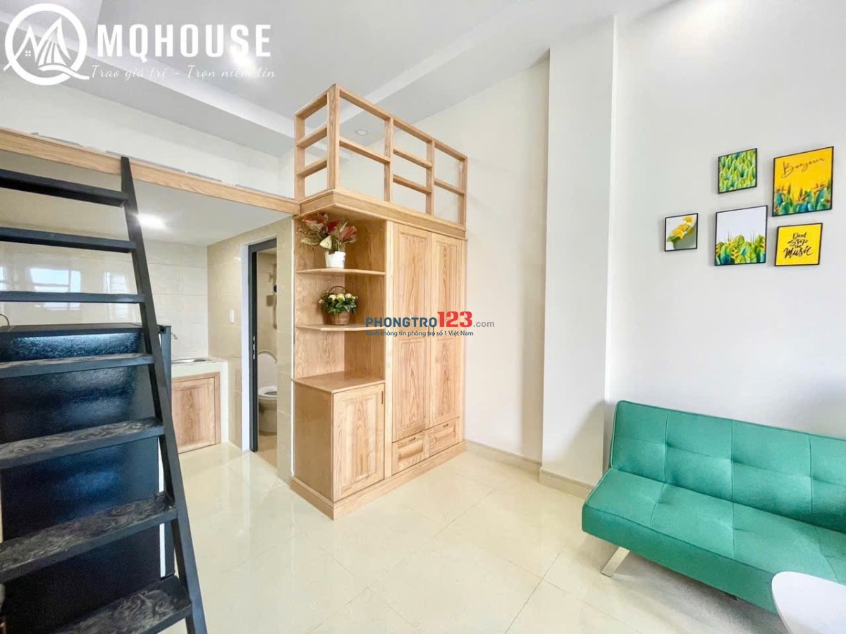 PHÒNG GÁC 30M2, CỬA SỔ LỚN ĐÓN GIÓ MẶT TIỀN HUỲNH TẤN PHÁT - Ở 3NG3XE - TOÀ NHÀ LỚN ĐẸP NHẤT QUẬN 7