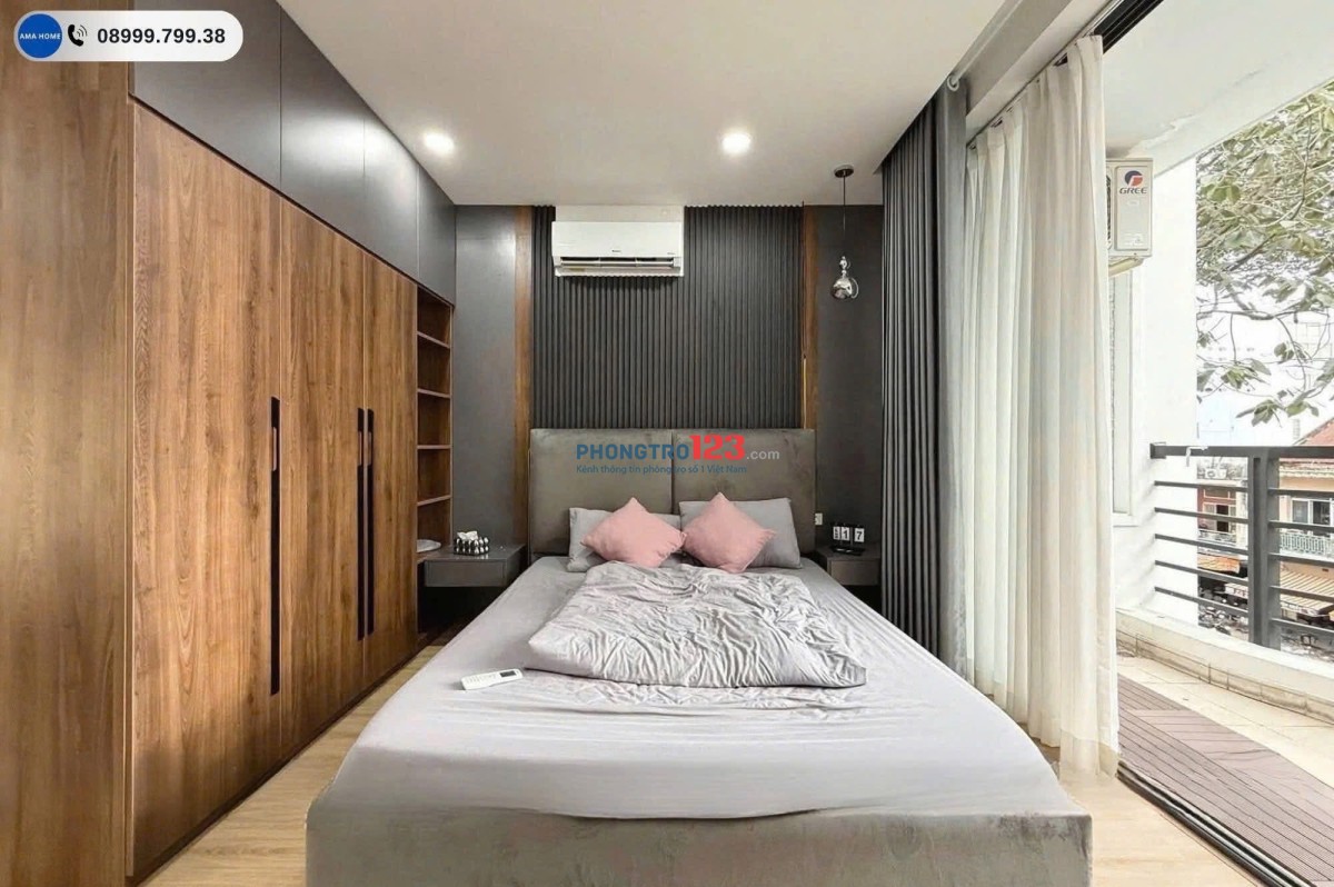 CHO THUÊ CĂN HỘ 1 PHÒNG NGỦ – FULL NỘI THẤT – CỬA SỔ THOÁNG SÁNG