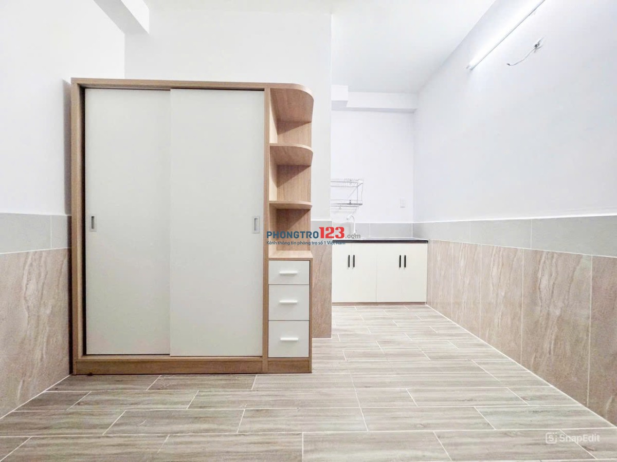 TRỐNG SẴN CĂN STUDIO NỘI THẤT CƠ BẢN NGAY PHẠM VĂN CHIÊU - CÔNG VIÊN LÀNG HOA - GÒ VẤP