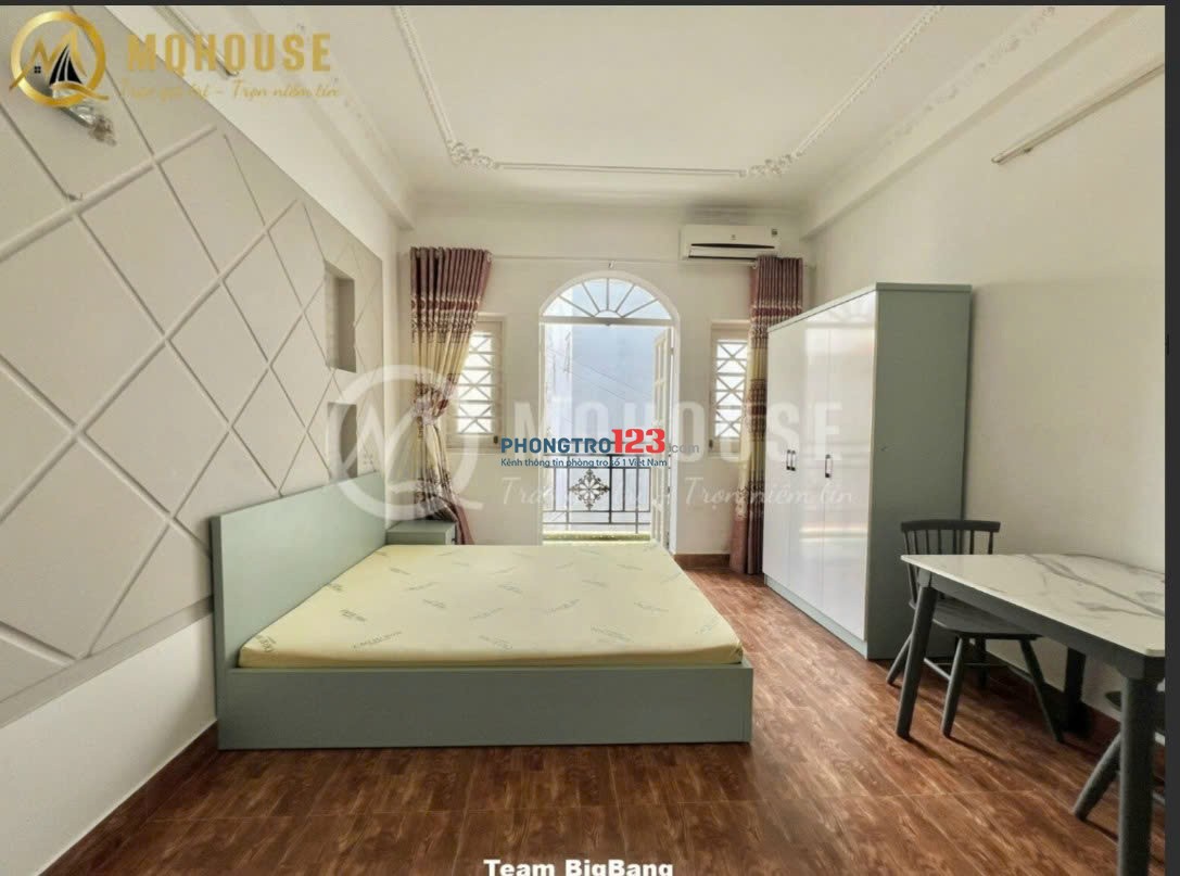 PHÒNG FULL NỘI THẤT MỚI 36m2 CỬA SỔ, BAN CÔNG THOÁNG SÁNG Ở BÌNH THẠNH GẦN ĐẠI HỌC VLU - 0334998413