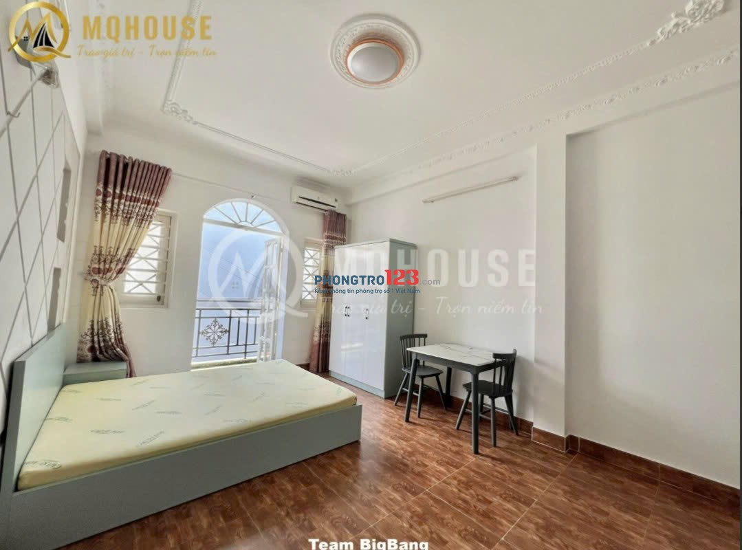 PHÒNG FULL NỘI THẤT MỚI 36m2 CỬA SỔ, BAN CÔNG THOÁNG SÁNG Ở BÌNH THẠNH GẦN ĐẠI HỌC VLU - 0334998413