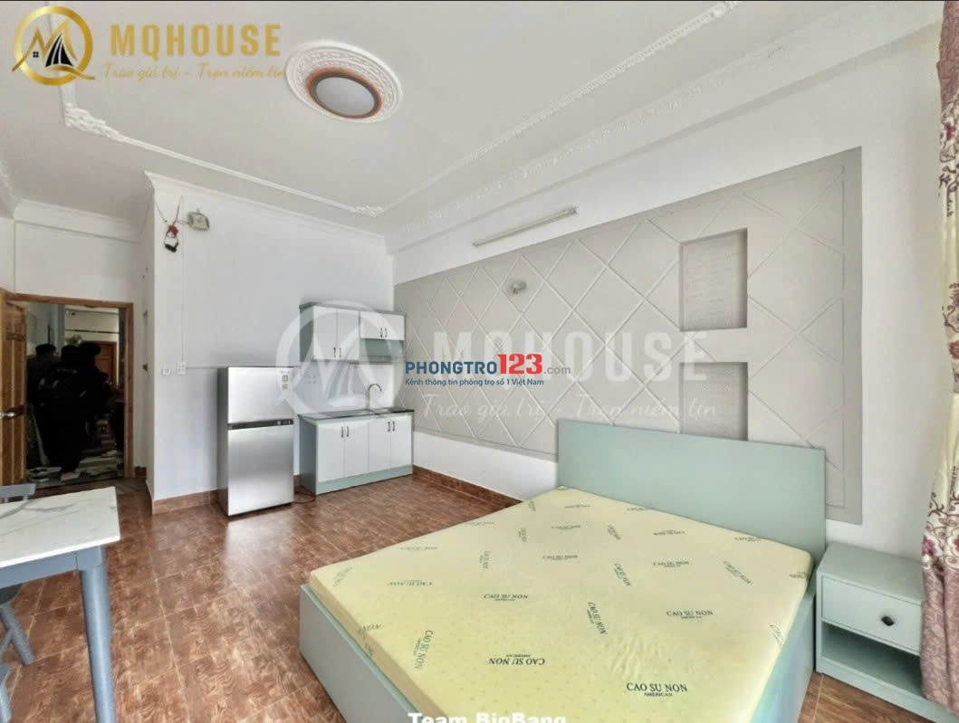 PHÒNG FULL NỘI THẤT MỚI 36m2 CỬA SỔ, BAN CÔNG THOÁNG SÁNG Ở BÌNH THẠNH GẦN ĐẠI HỌC VLU - 0334998413