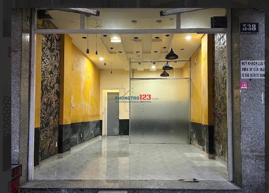 CHO THUÊ MẶT BẰNG 538 ĐIỆN BIÊN PHỦ