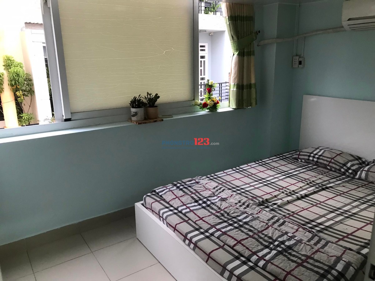 PHÒNG TRỌ 2 PHÒNG NGỦ, ĐẦY ĐỦ NỘI THẤT, CẠNH CHỢ HOÀNG HOA THÁM, KHU BÀU CÁT, ETOWN. CỘNG HOÀ